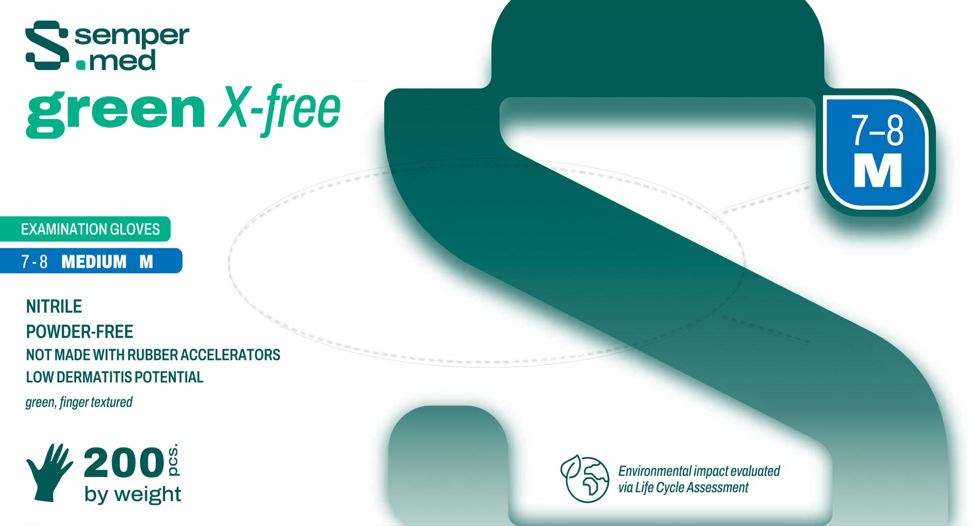 sempermed green X-free